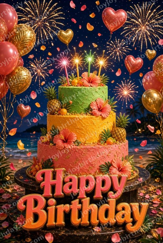 Floral Birthday Wonder — Celebration — watermarked preview