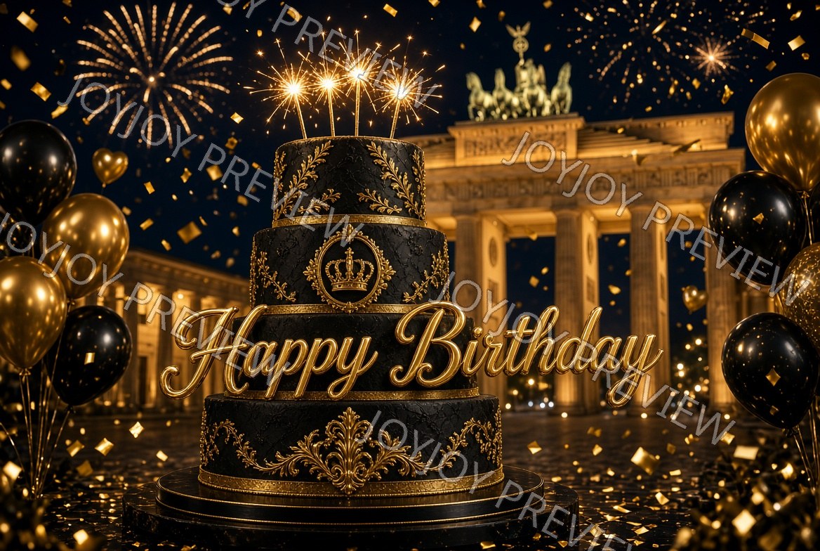 Midnight Art Deco Celebration Fantasy — watermarked preview