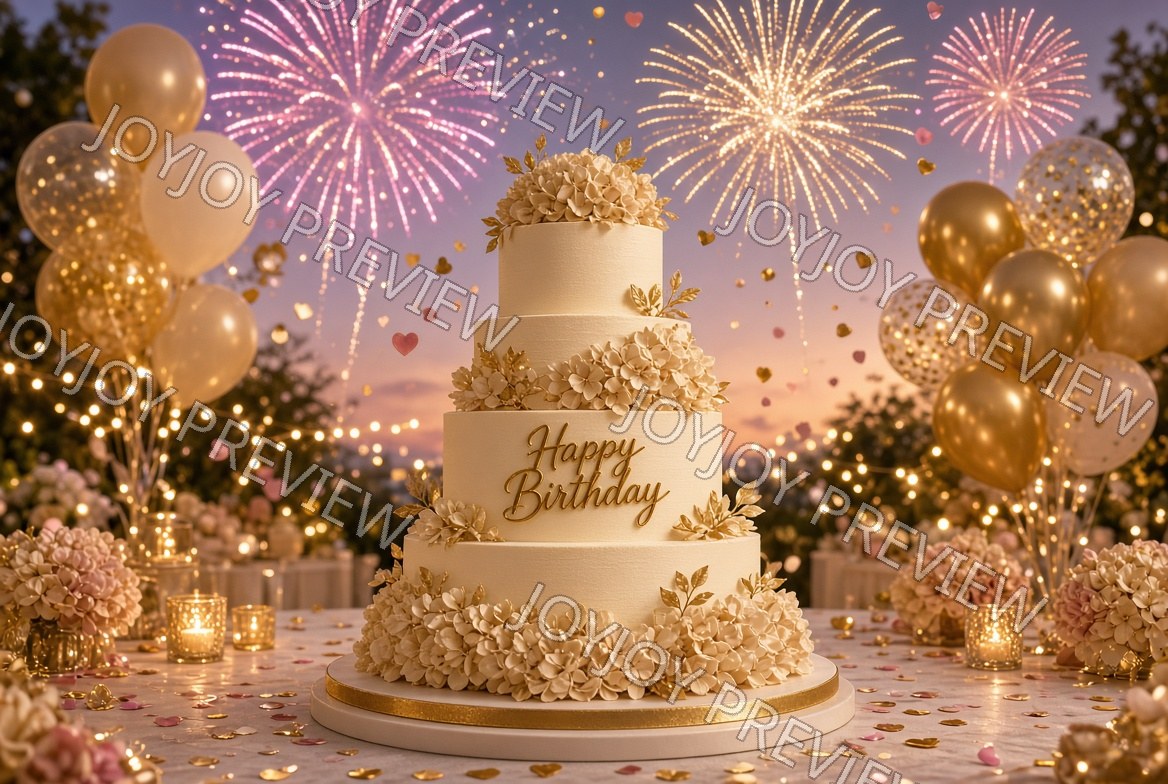 Rose Birthday Wish — Celebration — watermarked preview