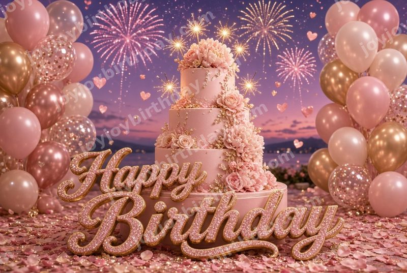 Modern Golden Birthday — watermarked preview
