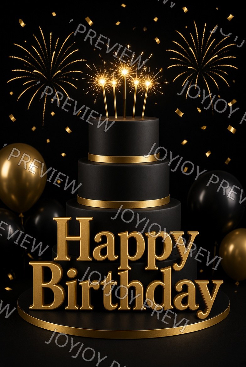 Chocolate & Gold Festive Dream — Celebration — watermarked preview