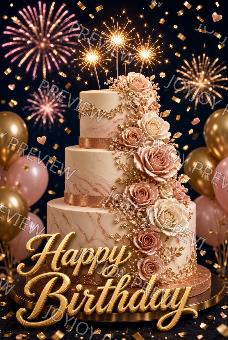 Champagne Joyful Celebration — watermarked preview