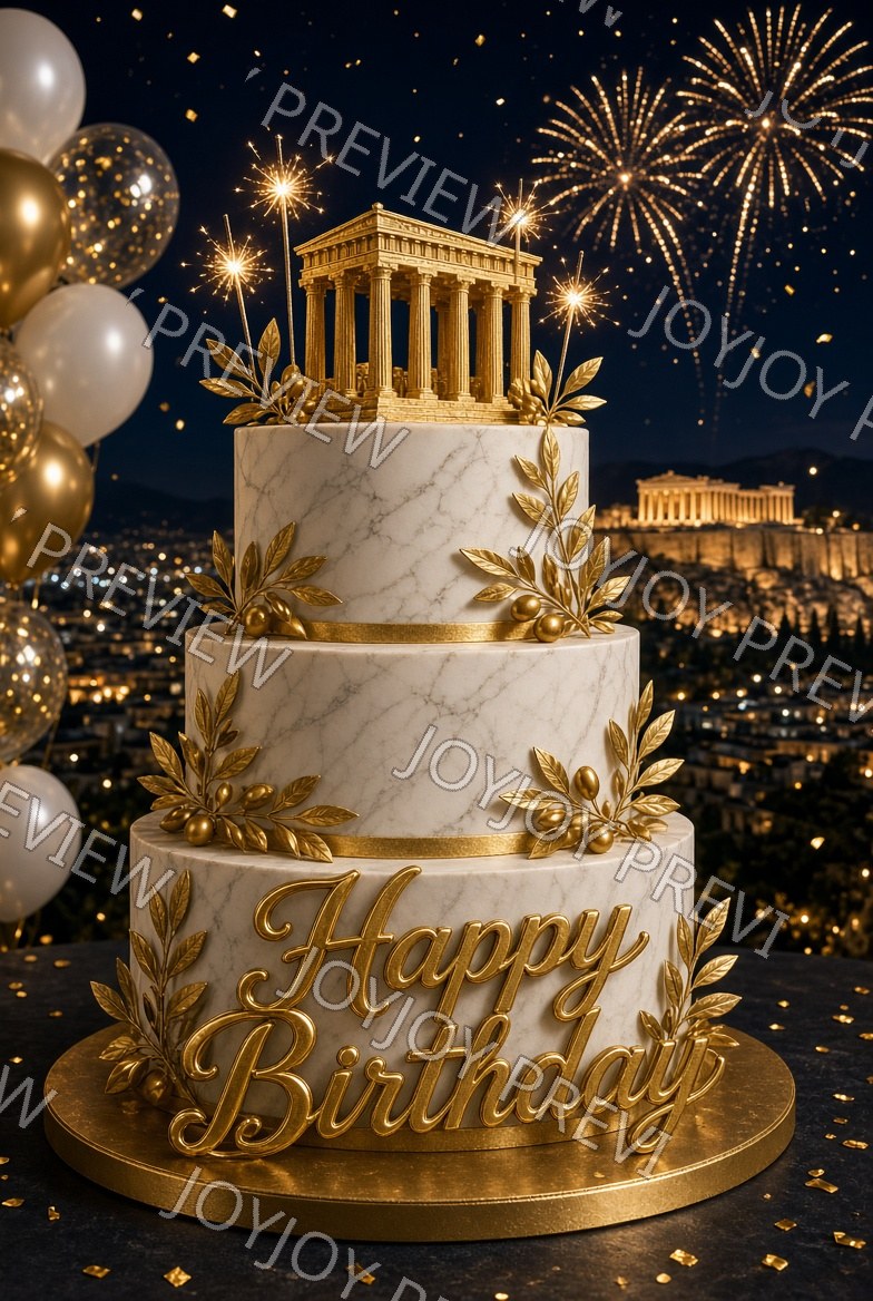 Chocolate & Gold Birthday Magic — Celebration — watermarked preview