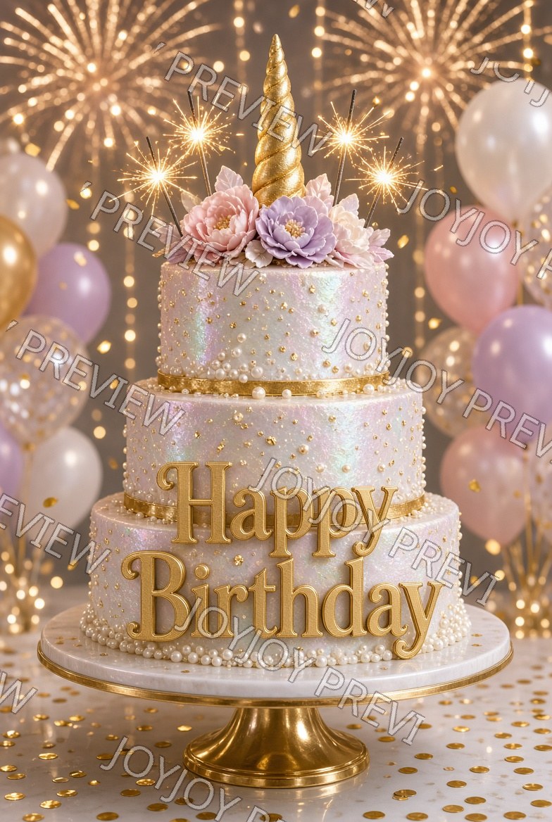 Golden Floral Celebration — Celebration — watermarked preview