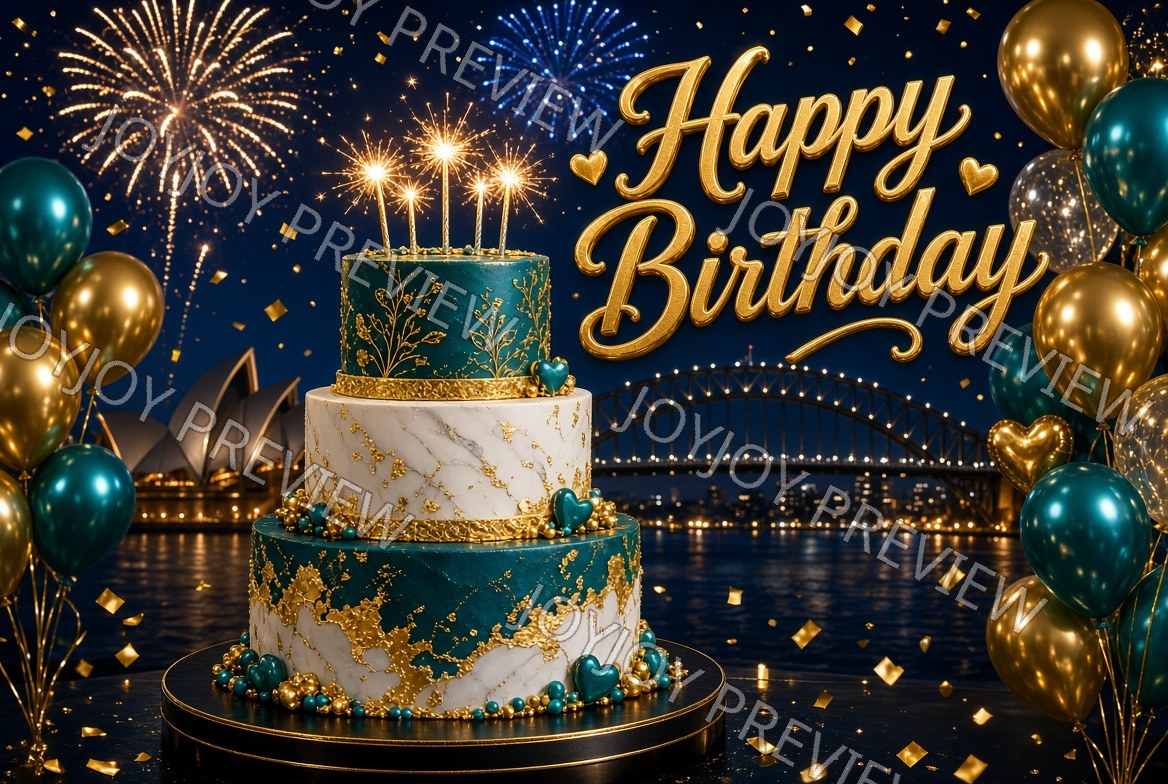 Bold Birthday Delight — watermarked preview