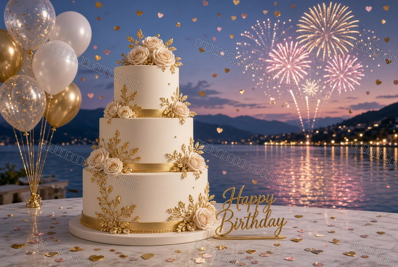 Golden Floral Grand Celebration — Celebration — watermarked preview