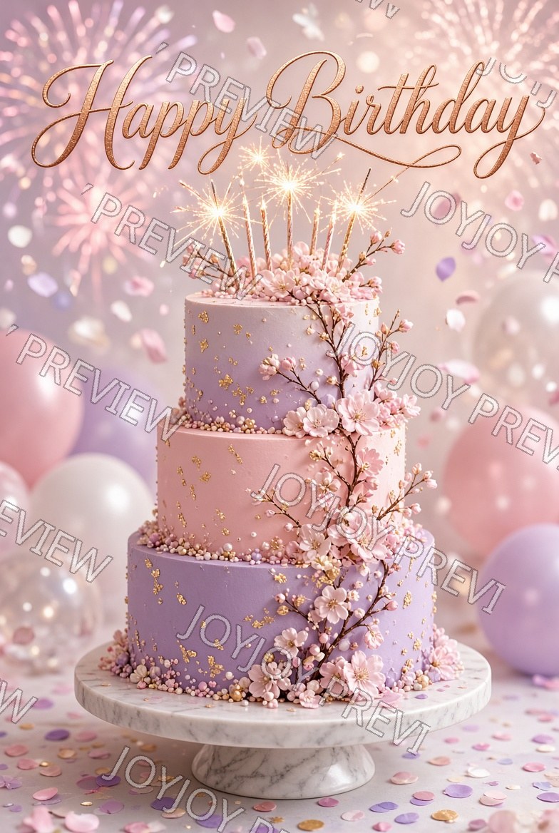 Rose Birthday Dream — watermarked preview