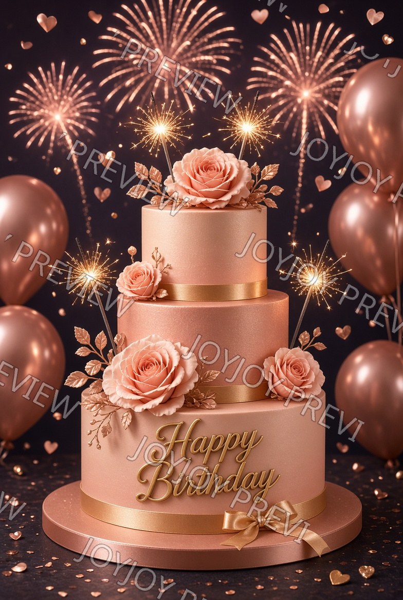 Champagne Celebration Bloom — Celebration — watermarked preview