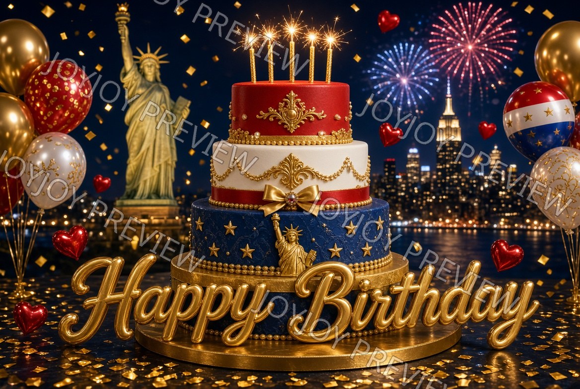 Playful Birthday Sparkle — watermarked preview