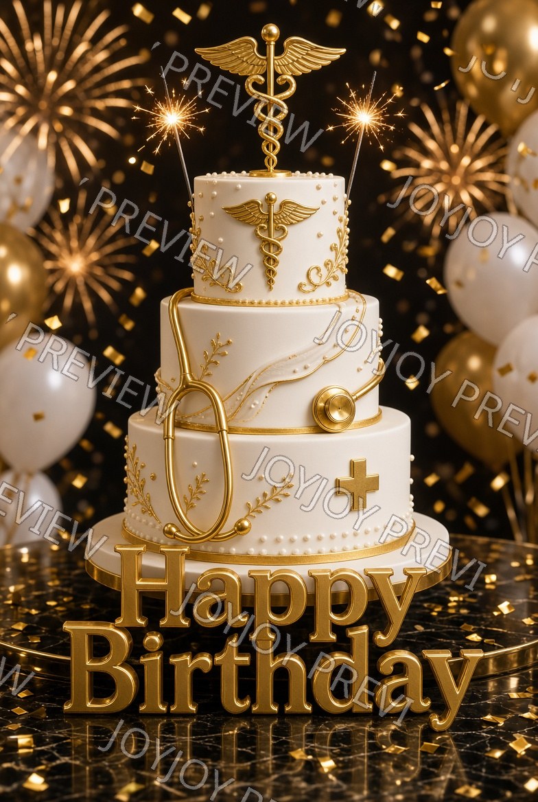 Vintage Birthday Delight — Celebration — watermarked preview