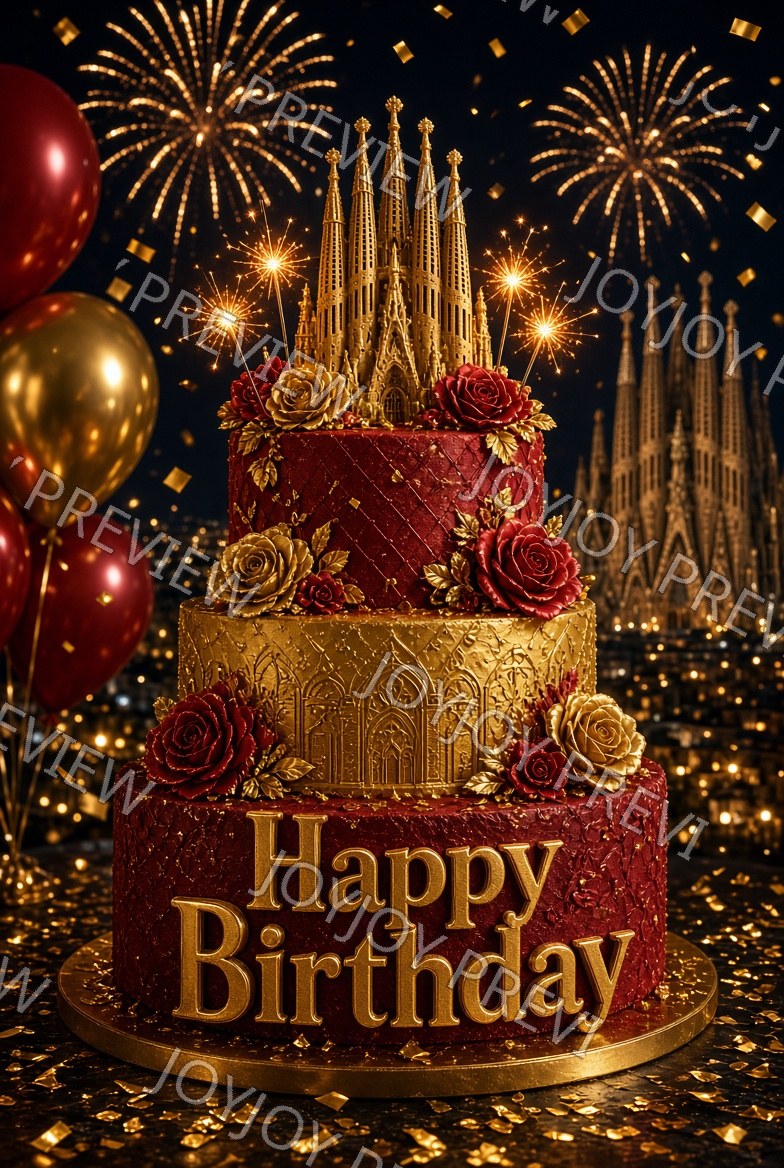 Candlelight Birthday Wish — watermarked preview