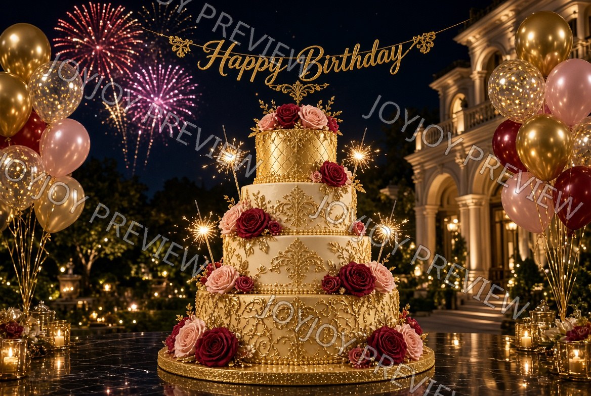 Candlelight Birthday Dream — watermarked preview