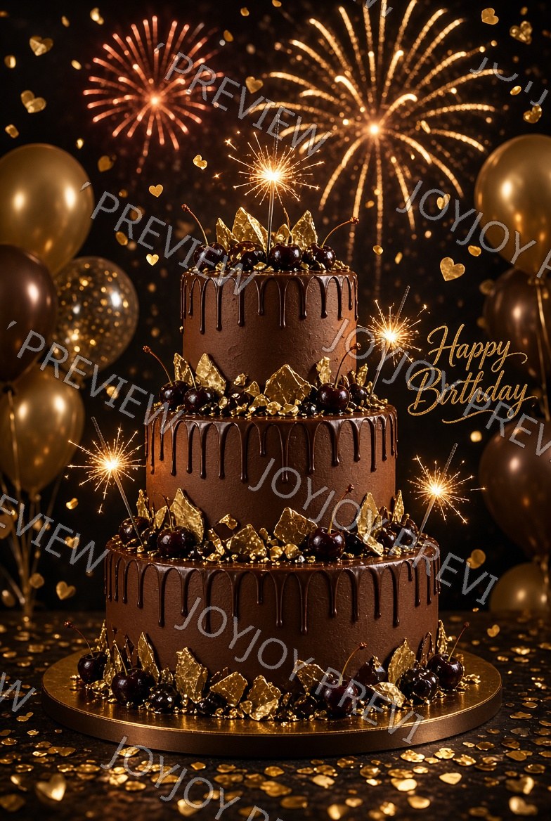 Vintage Birthday Dream — Celebration — watermarked preview