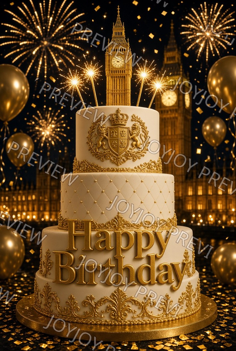 Bold Birthday Sparkle — Celebration — watermarked preview