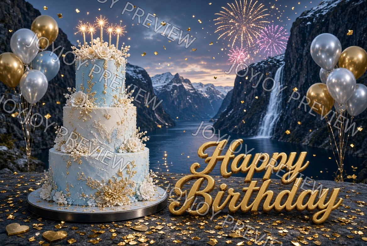 Playful Birthday Splendor — watermarked preview