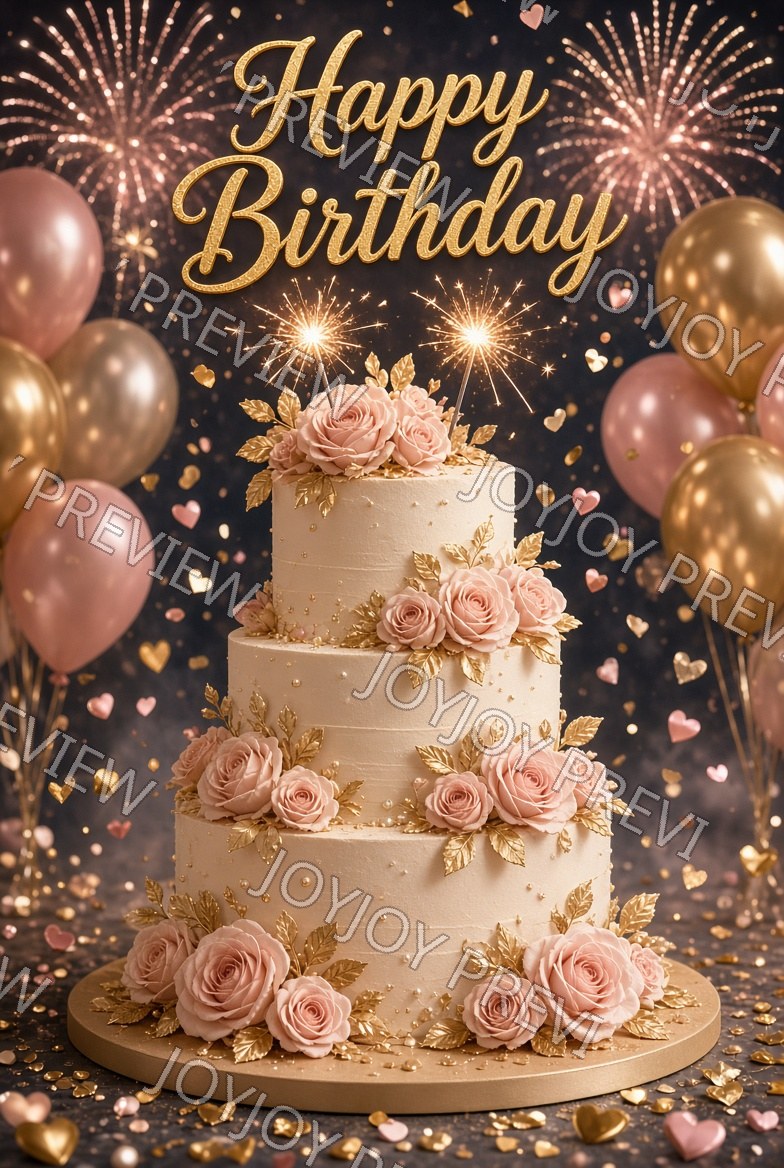 Rose Celebration Fantasy — watermarked preview