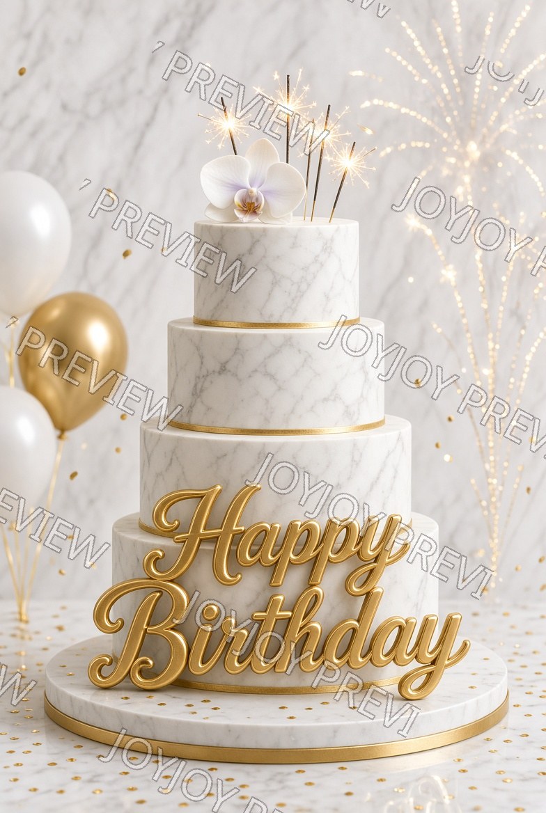 Floral Birthday Wonder — watermarked preview