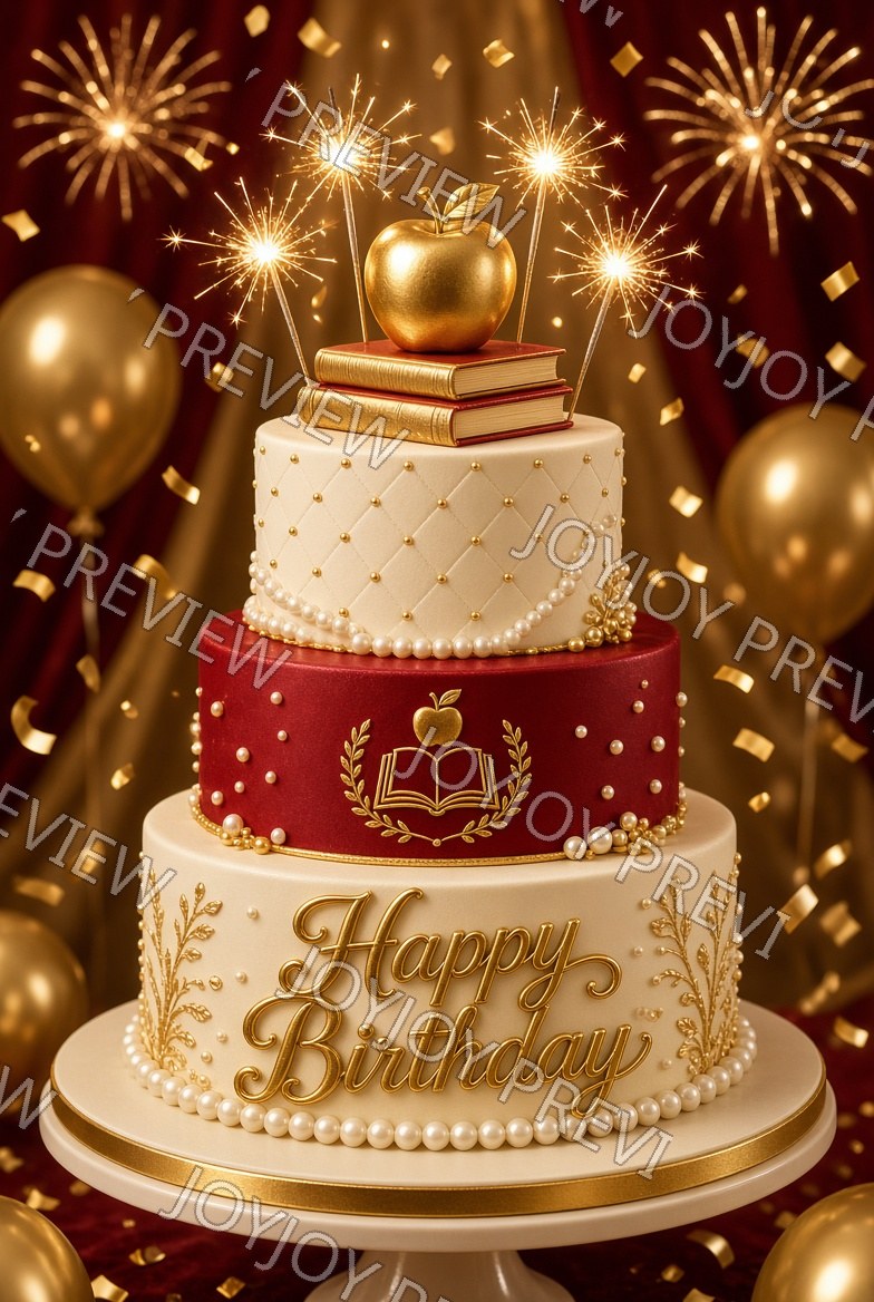 Chocolate & Gold Radiance — Celebration — watermarked preview
