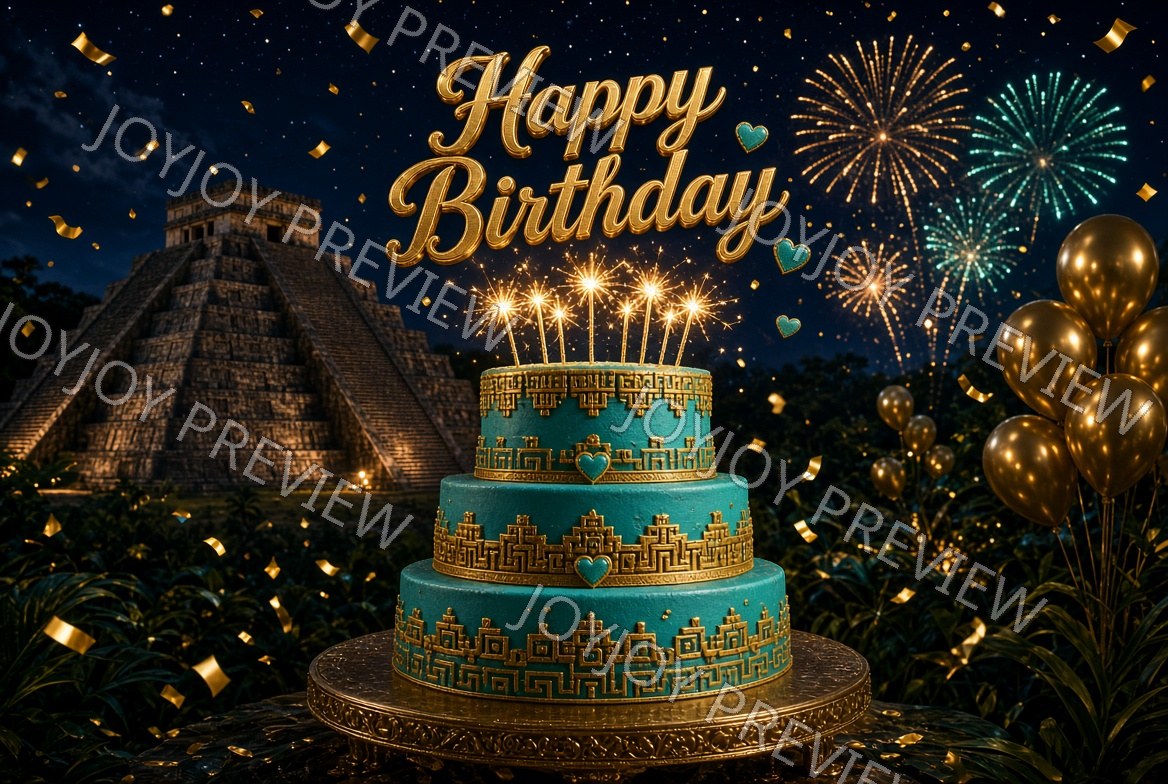 Champagne Birthday Wonder — Celebration — watermarked preview