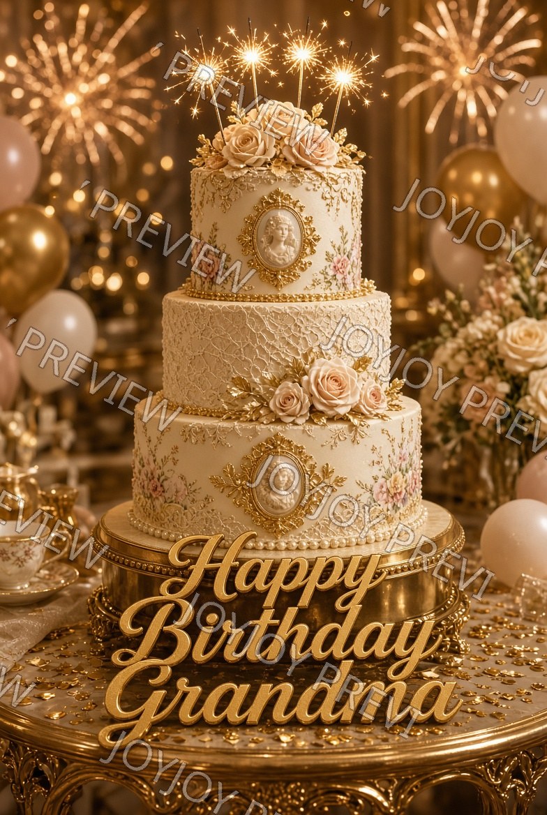 Floral Joyful Celebration — watermarked preview