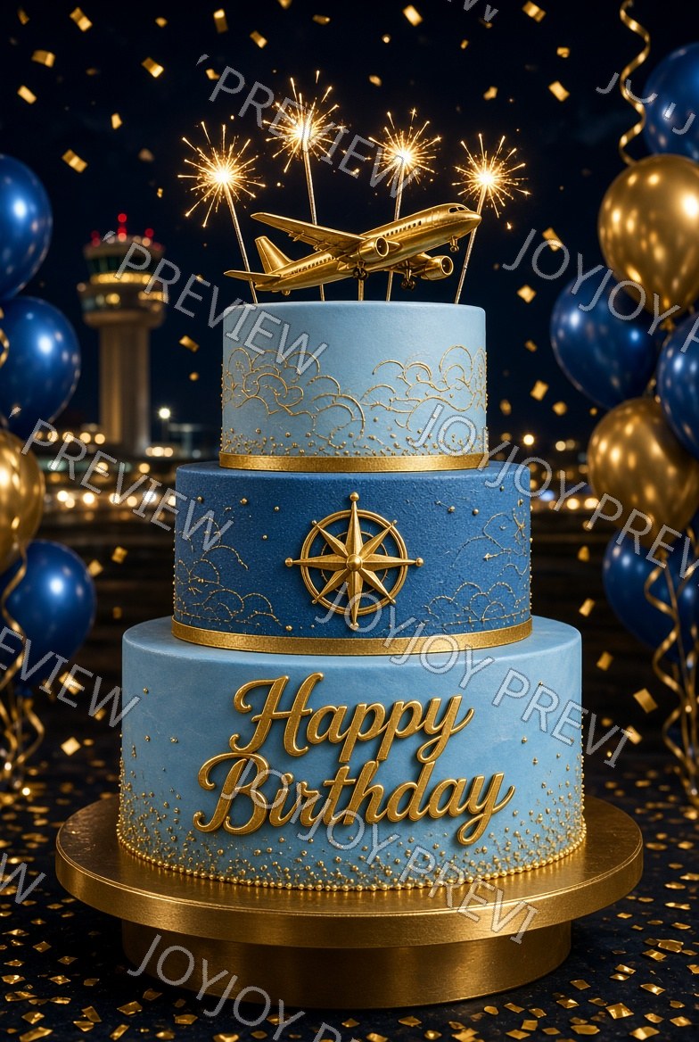 Playful Celebration Bloom — watermarked preview
