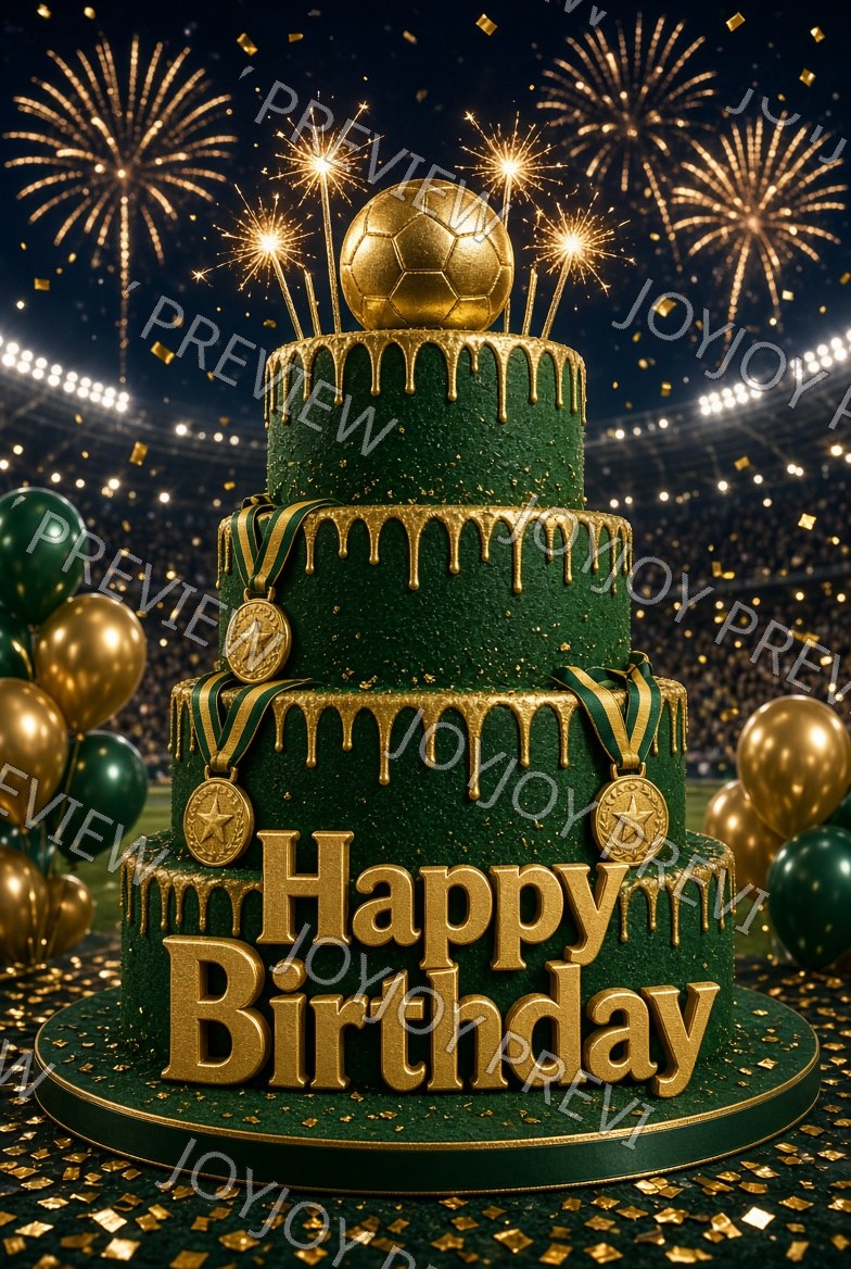 Chocolate & Gold Celebration Bloom — watermarked preview