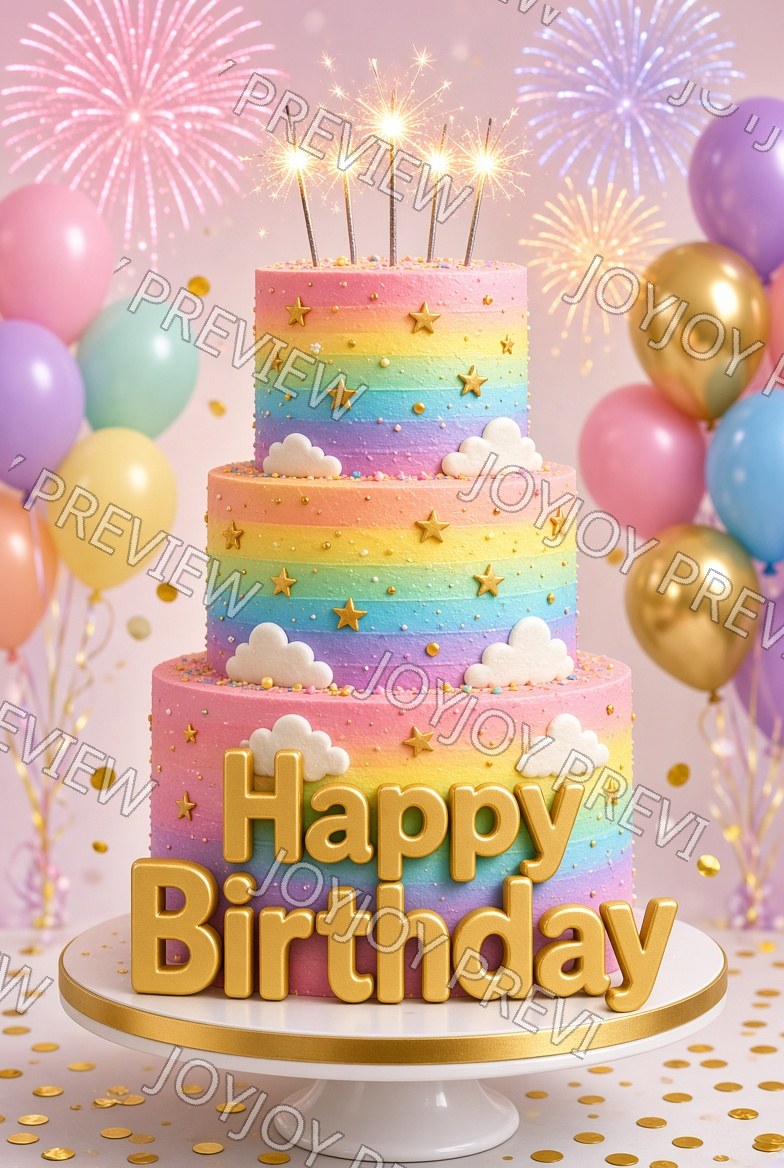 Playful Birthday Dream — watermarked preview