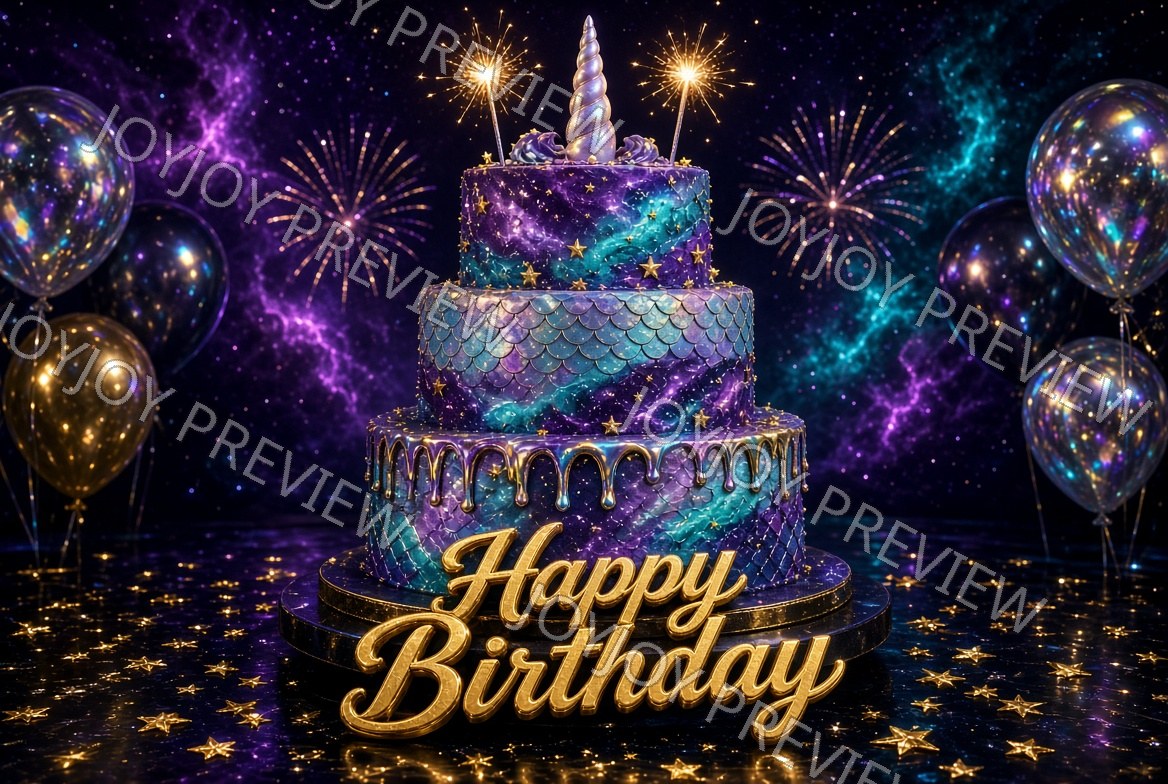 Playful Birthday Magic — watermarked preview
