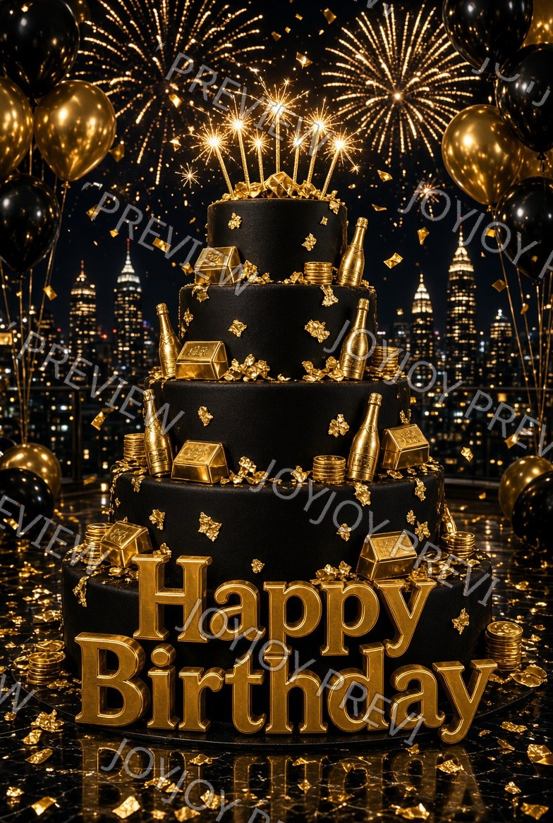 Candlelight Birthday Magic — watermarked preview
