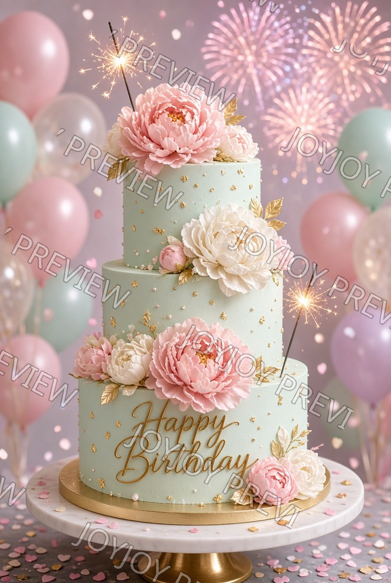 Floral Celebration Moment — watermarked preview