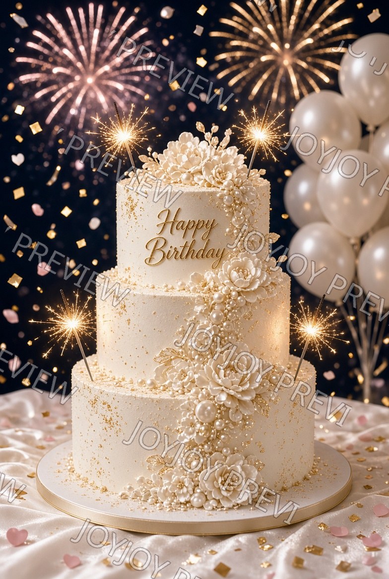 Golden Floral Grand Celebration — watermarked preview