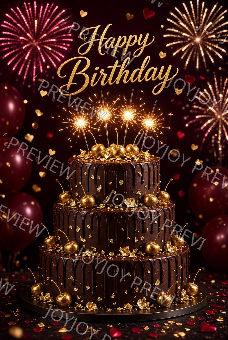Midnight Art Deco Elegance — Celebration — watermarked preview
