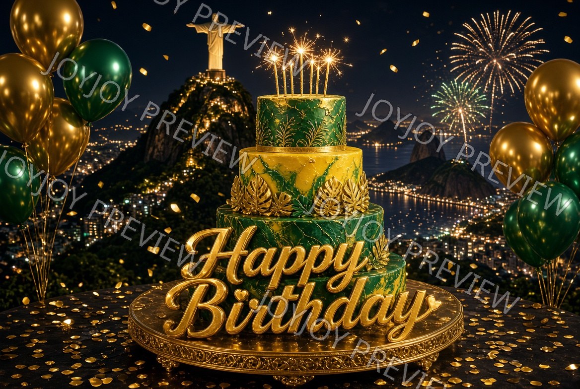 Vintage Birthday Magic — Celebration — watermarked preview