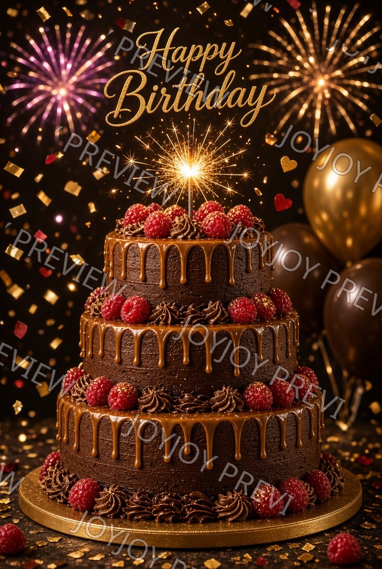 Champagne Birthday Dream — Celebration — watermarked preview